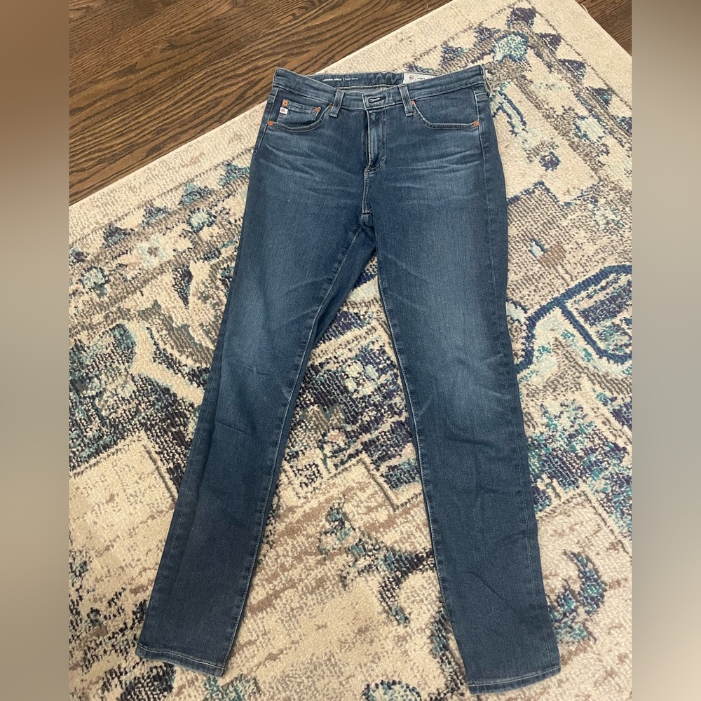 AG Adriano Goldschmied Dark Blue Skinny Jeans